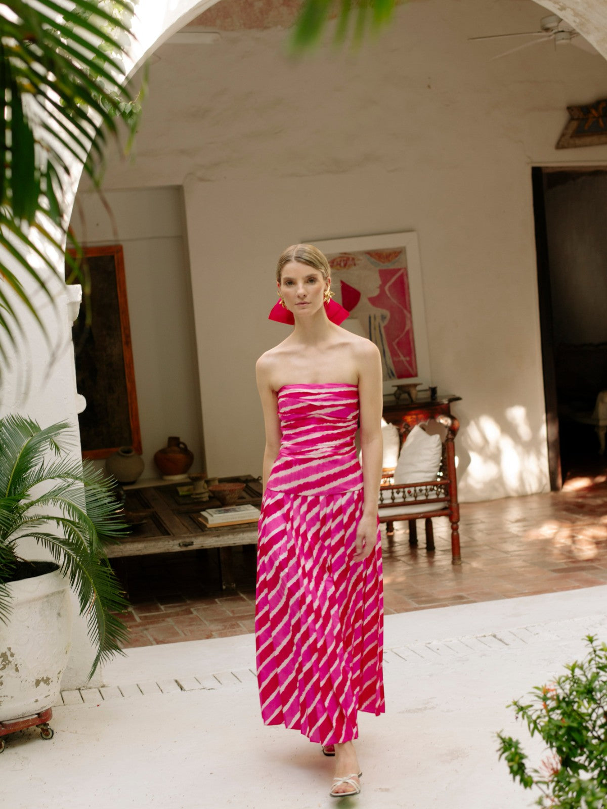 Leheriya Set | Pink Leheriya Set | Pink