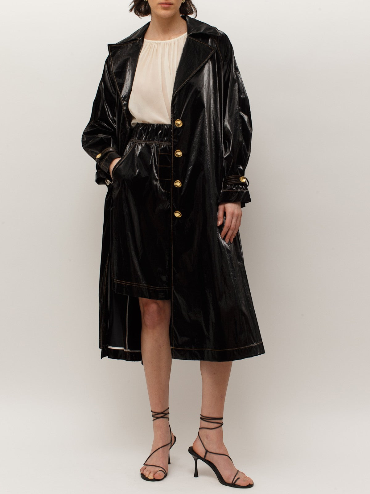 Camilia Trench Coat | Black