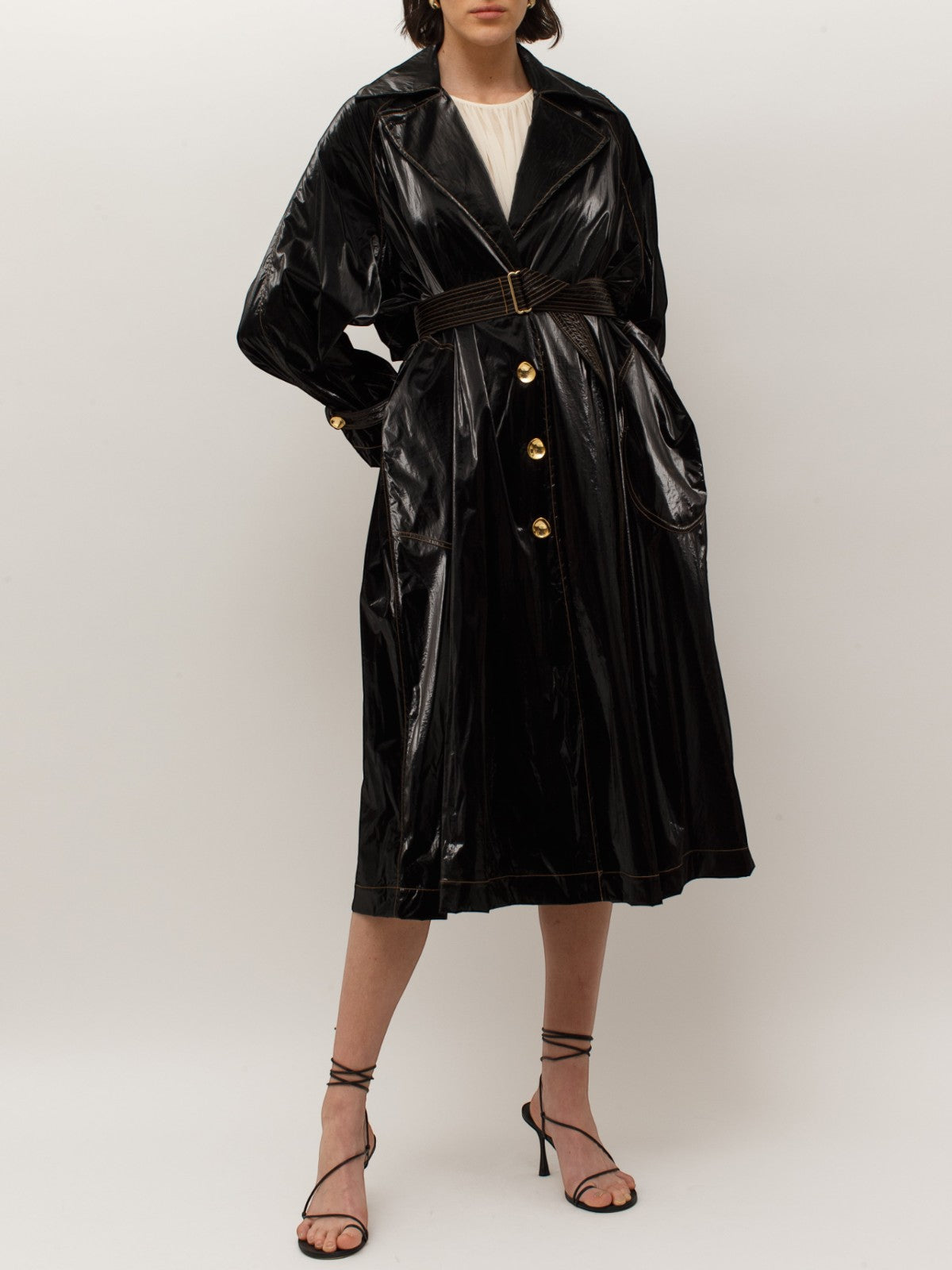 Camilia Trench Coat | Black Camilia Trench Coat | Black