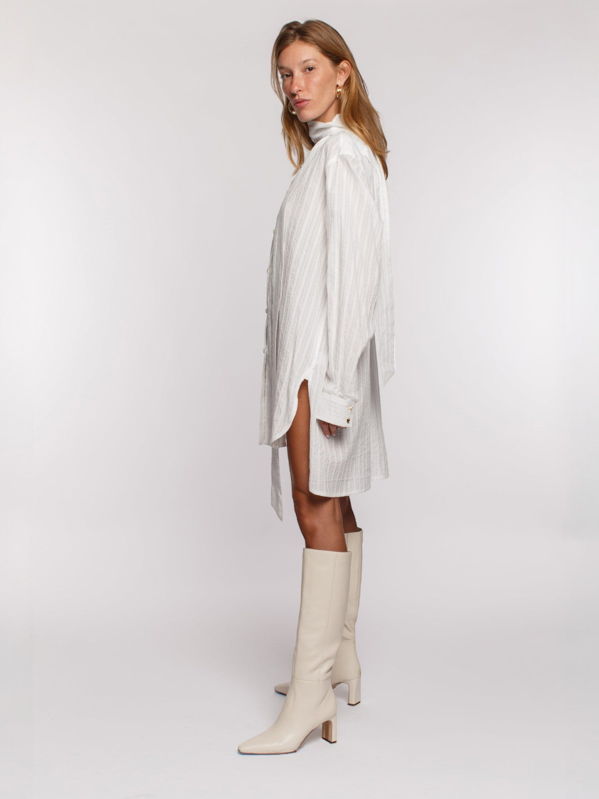 Cula Top/Mini Dress | White