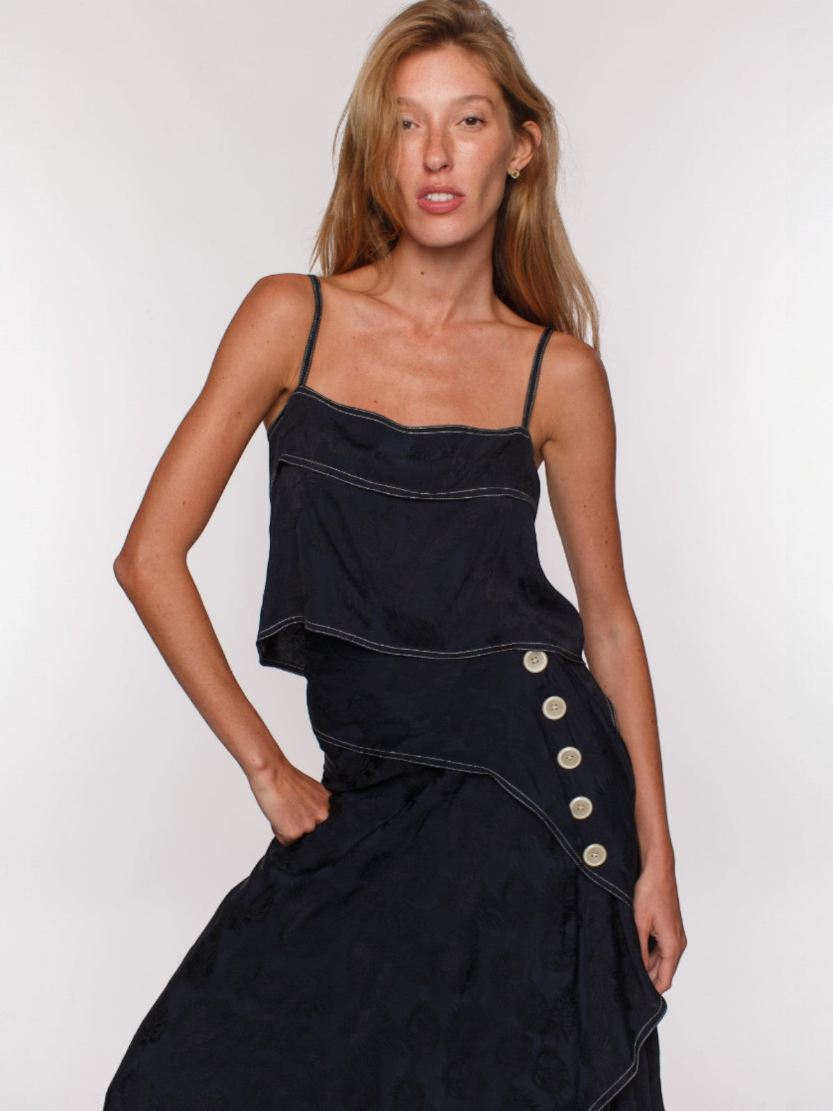 Lala Top | Navy Lala Top | Navy