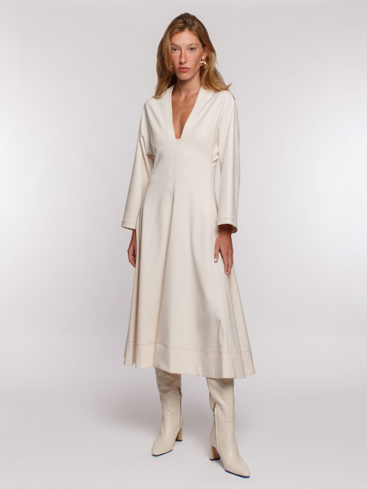 Lily A-line Dress | White Lily A-line Dress | White