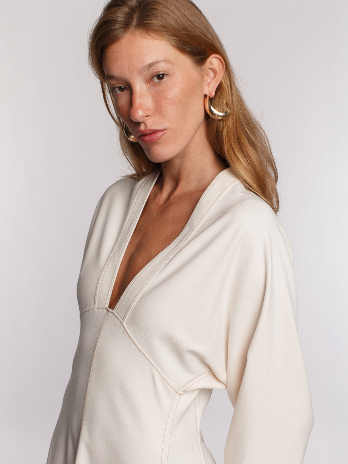 Lily A-line Dress | White