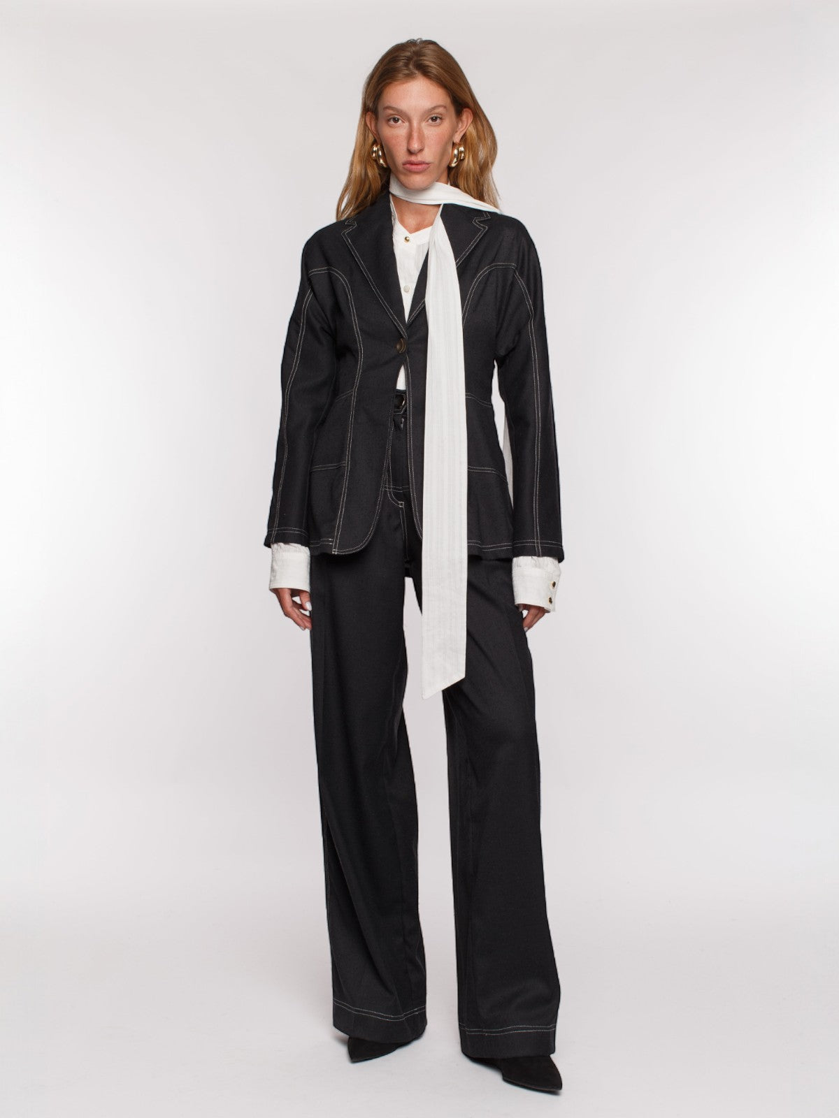 Mia Waisted Blazer | Black Mia Waisted Blazer | Black