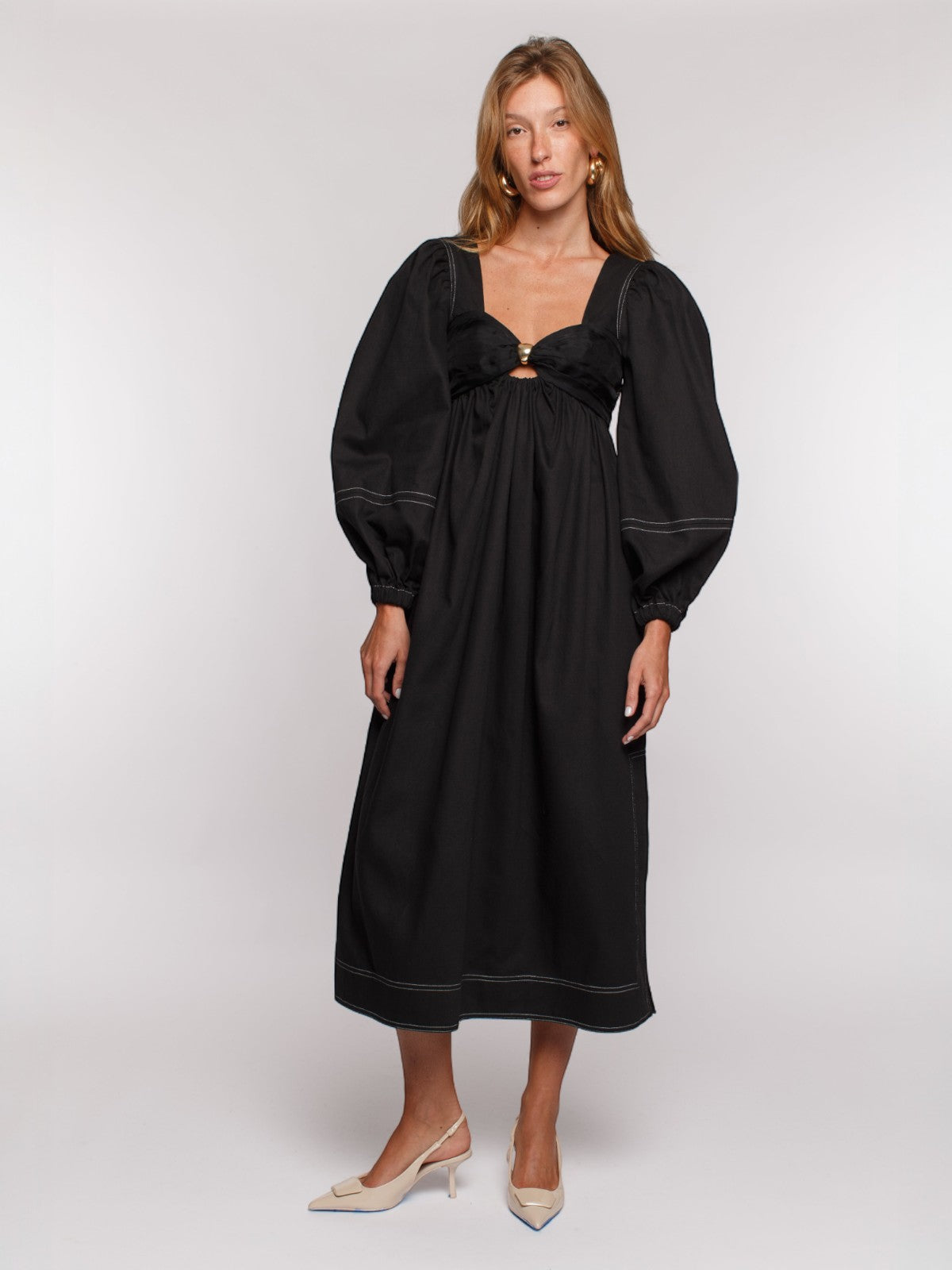 Mila Two Tone Dress | Black Mila Two Tone Dress | Black