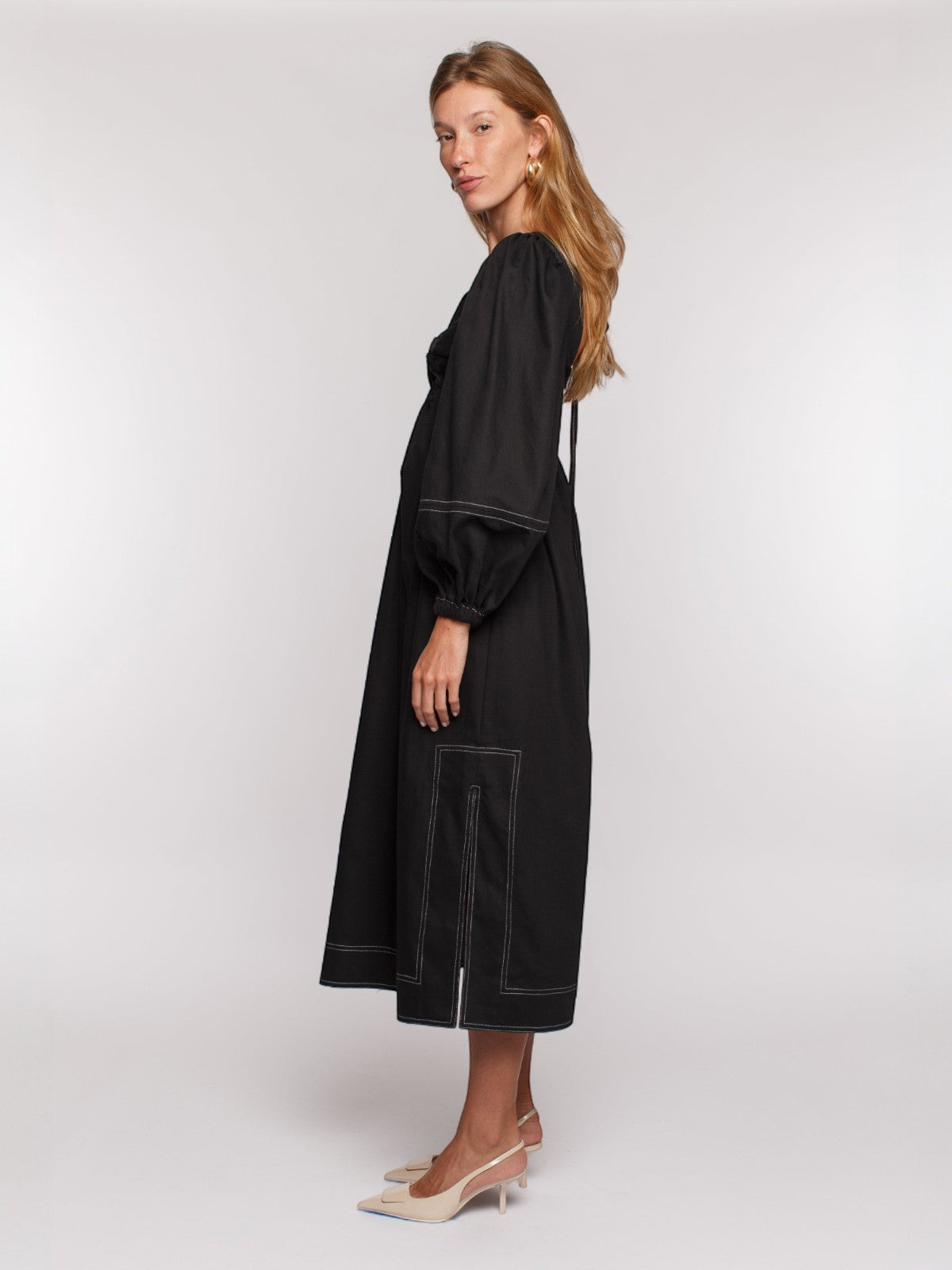 Mila Two Tone Dress | Black Mila Two Tone Dress | Black