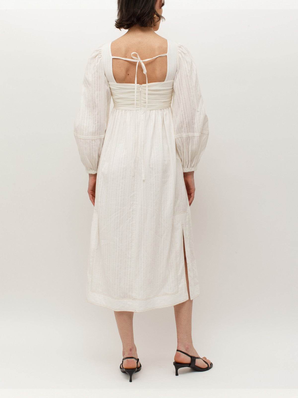 Mila Two Tone Dress | White Mila Two Tone Dress | White