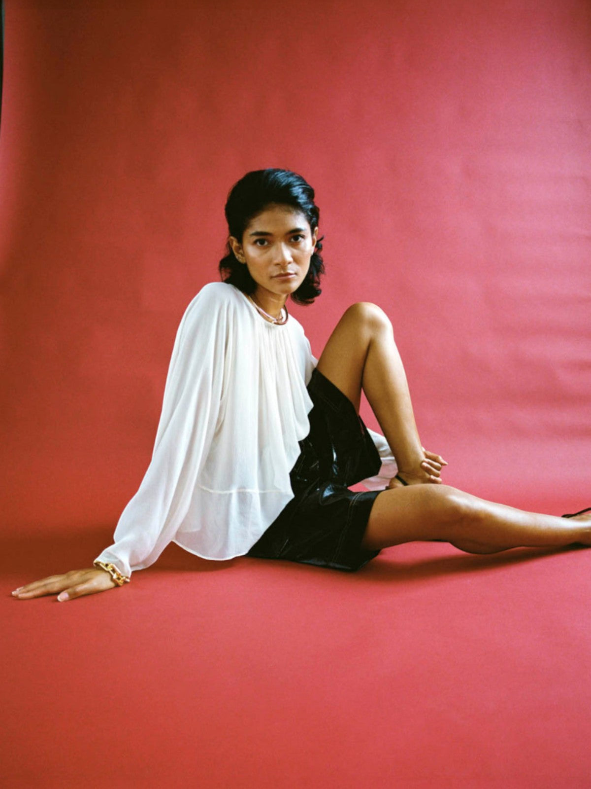 Siliva Sheer Blouse | Ivory Siliva Sheer Blouse | Ivory