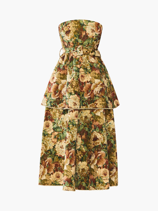 Daisy Dress | Flora Floral Jacquard