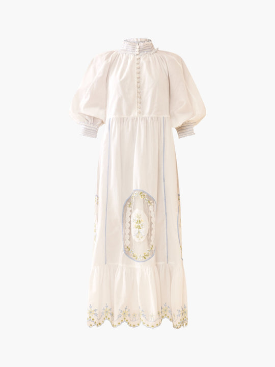 Eliza Maxi Dress | White Whimsy