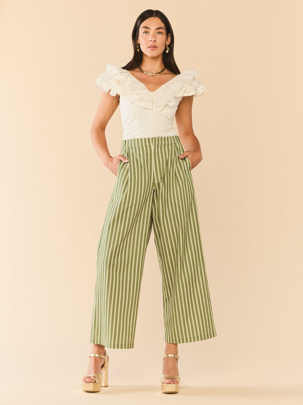Nina Pant | Meadow Stripe