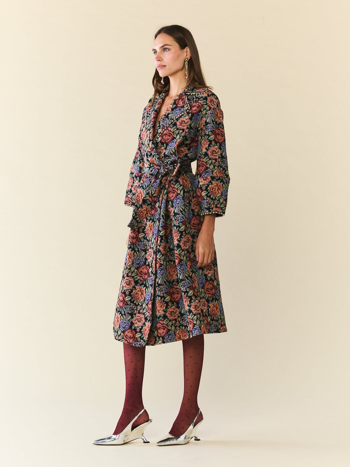 Palak Jacket | Black Rainbow Jacquard Palak Jacket | Black Rainbow Jacquard