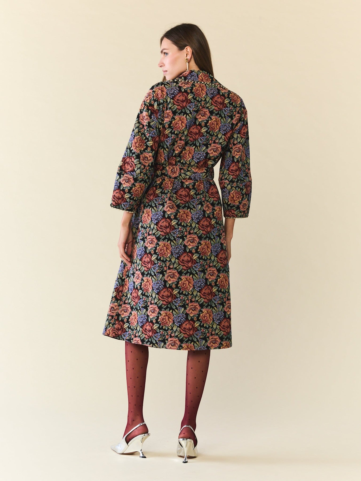 Palak Jacket | Black Rainbow Jacquard Palak Jacket | Black Rainbow Jacquard