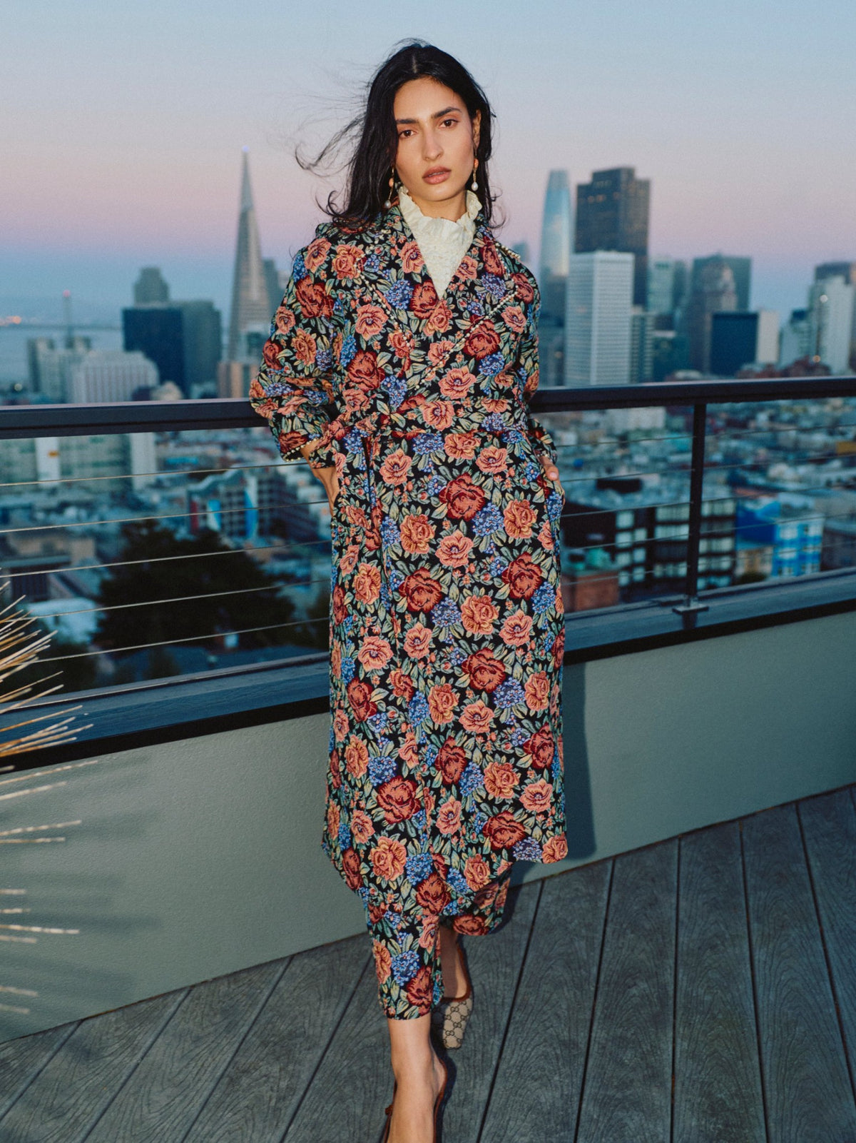 Palak Jacket | Black Rainbow Jacquard Palak Jacket | Black Rainbow Jacquard