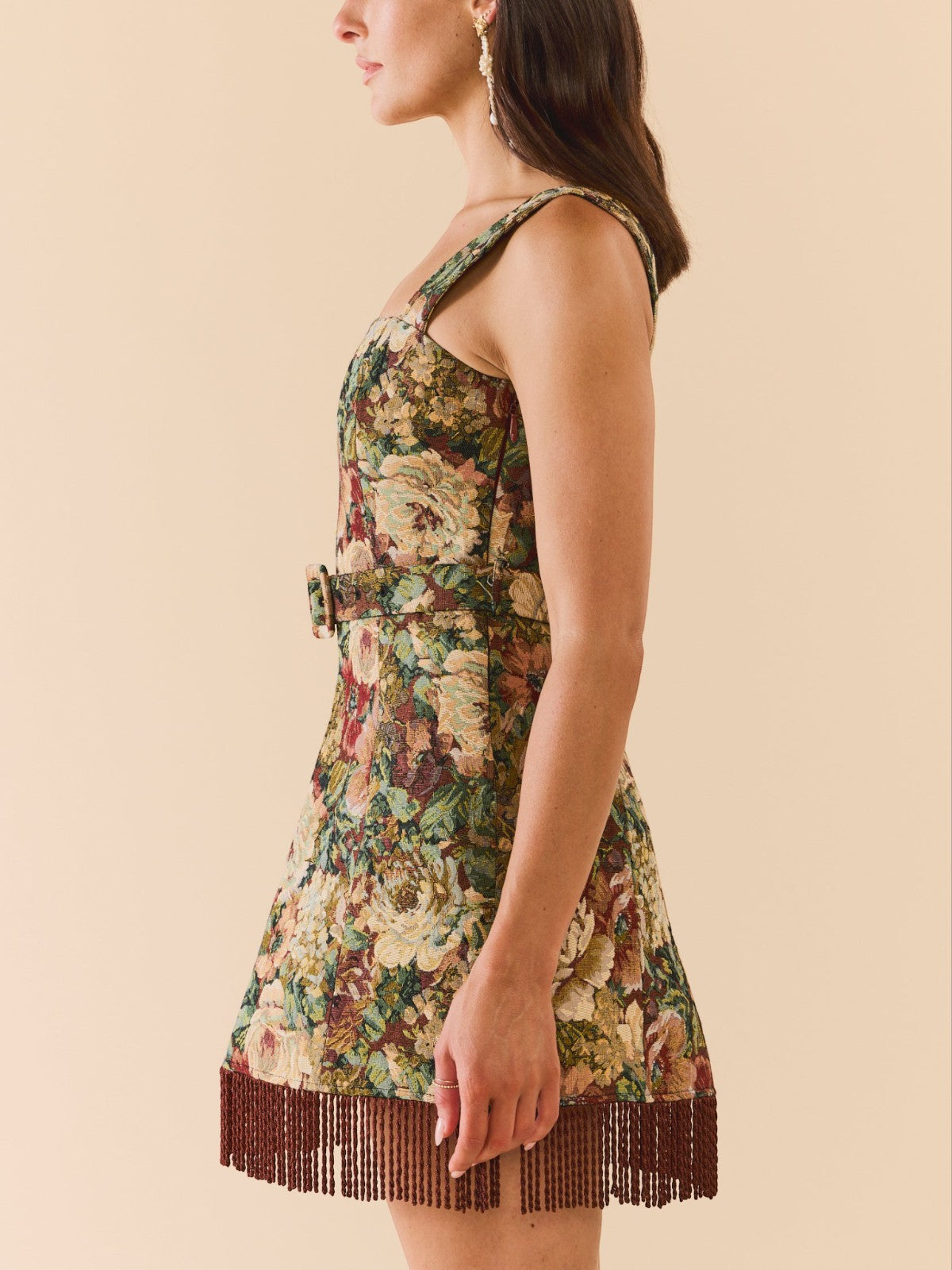 Sarah Bird Mini Dress | Flora Floral Jacquard Sarah Bird Mini Dress | Flora Floral Jacquard