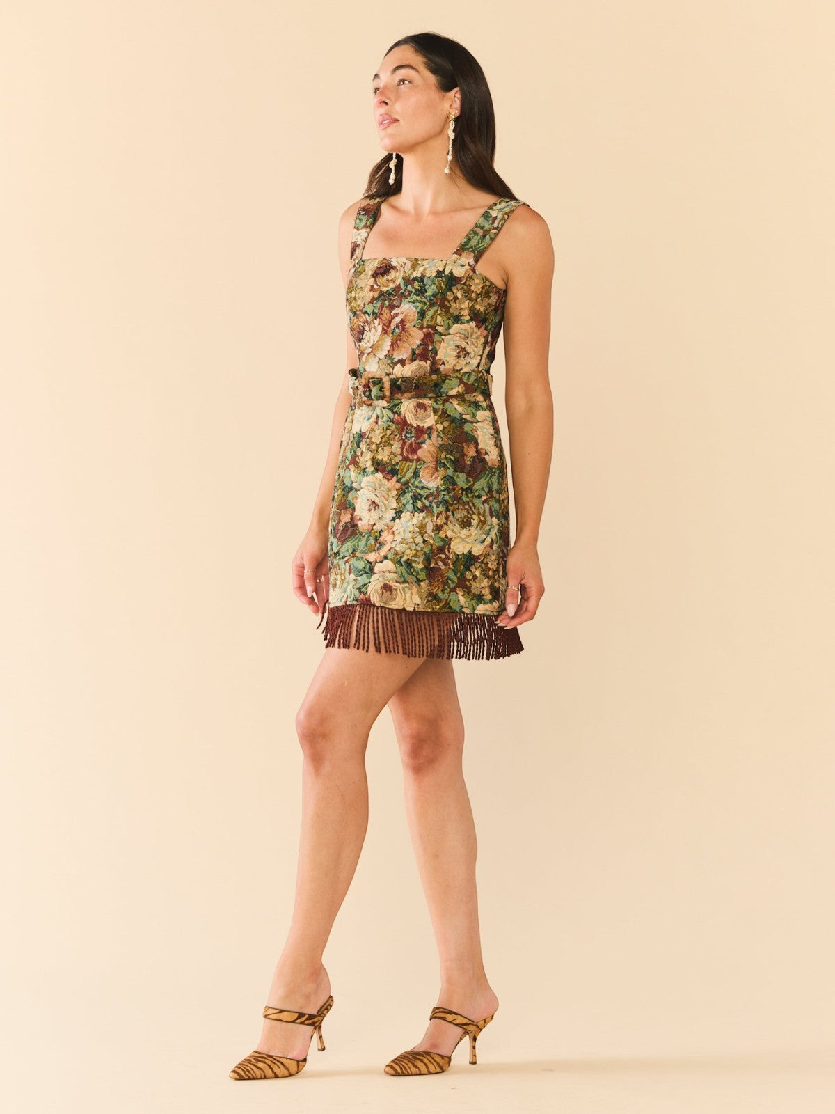Sarah Bird Mini Dress | Flora Floral Jacquard Sarah Bird Mini Dress | Flora Floral Jacquard