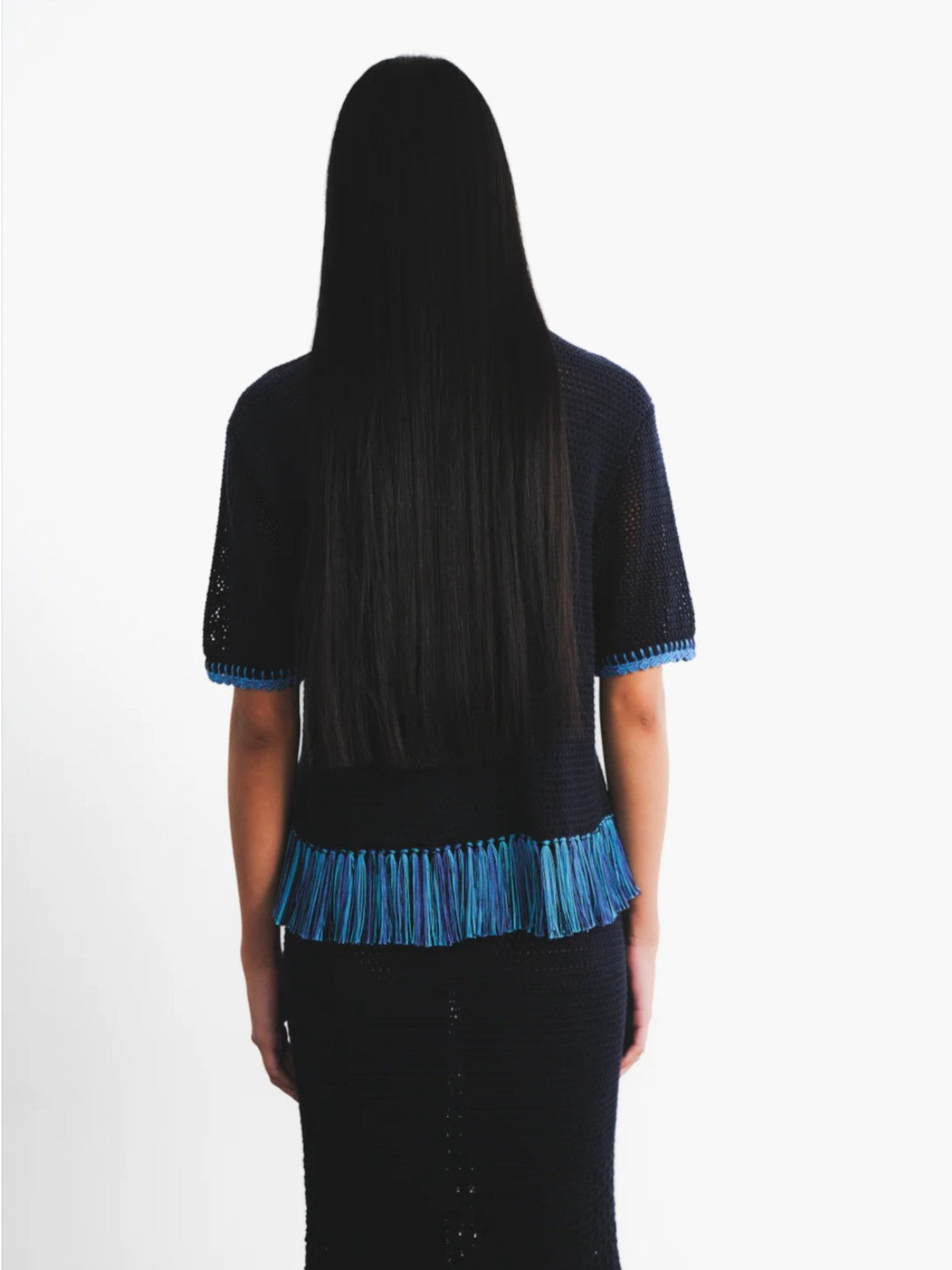 Amada Top | Navy Amada Top | Navy