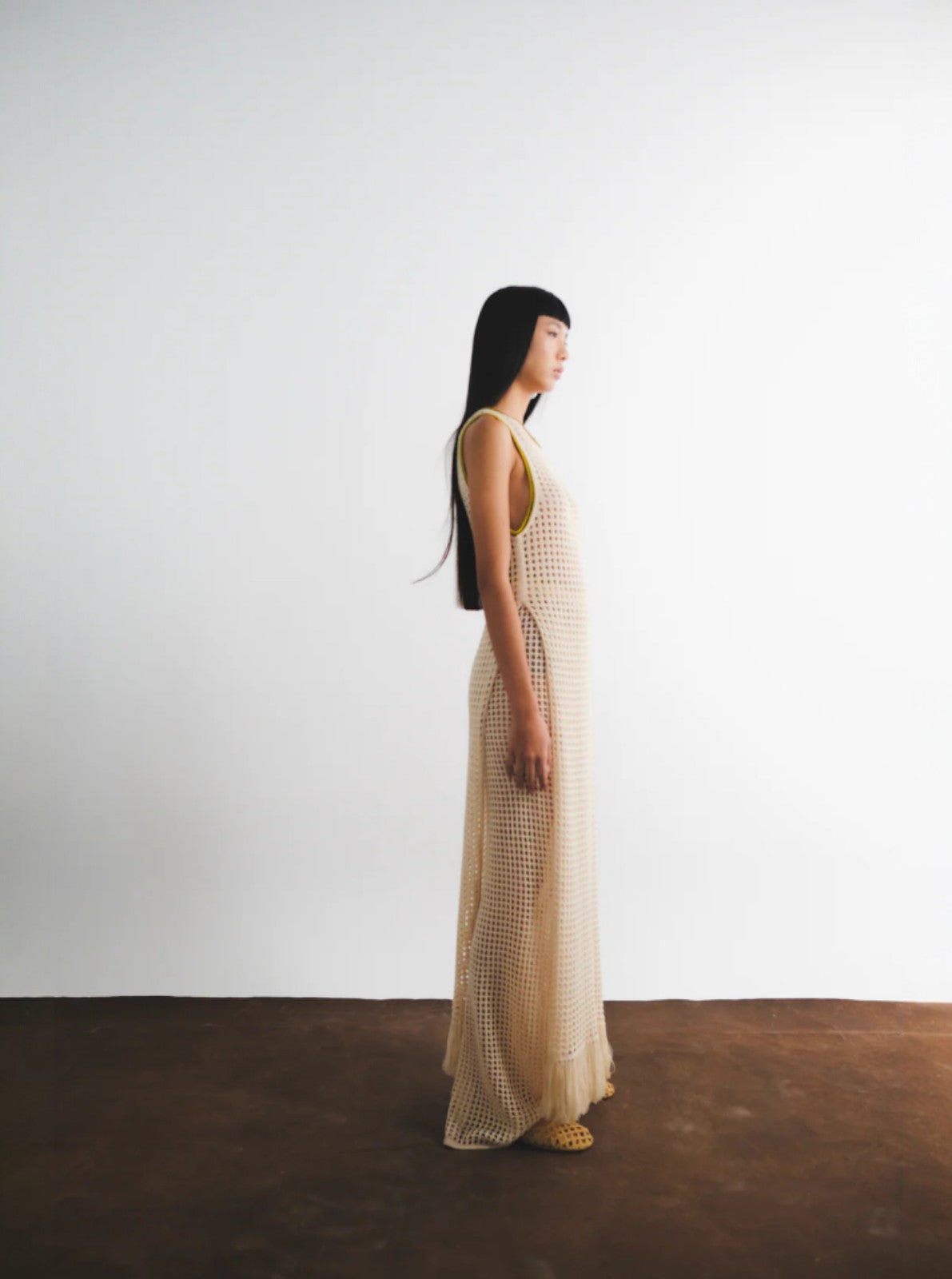 Atuq Knitted Vest Dress | Ivory Atuq Knitted Vest Dress | Ivory