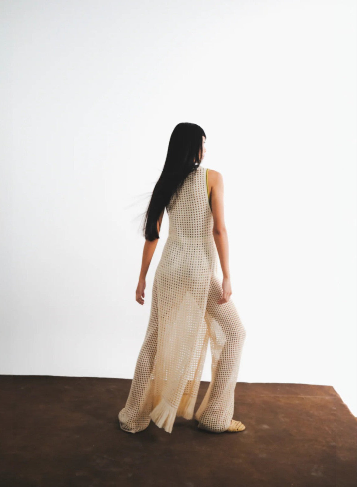 Atuq Knitted Vest Dress | Ivory Atuq Knitted Vest Dress | Ivory