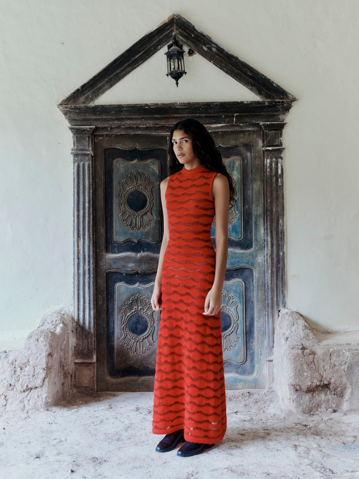 Cona Maxi Dress | Burgundy/Fuchsia