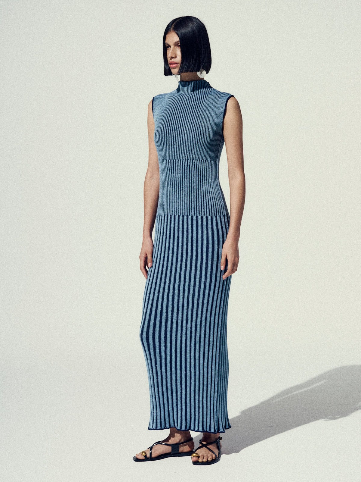 Golfo Maxi Dress | Navy/Light Blue Golfo Maxi Dress | Navy/Light Blue - Fashionkind