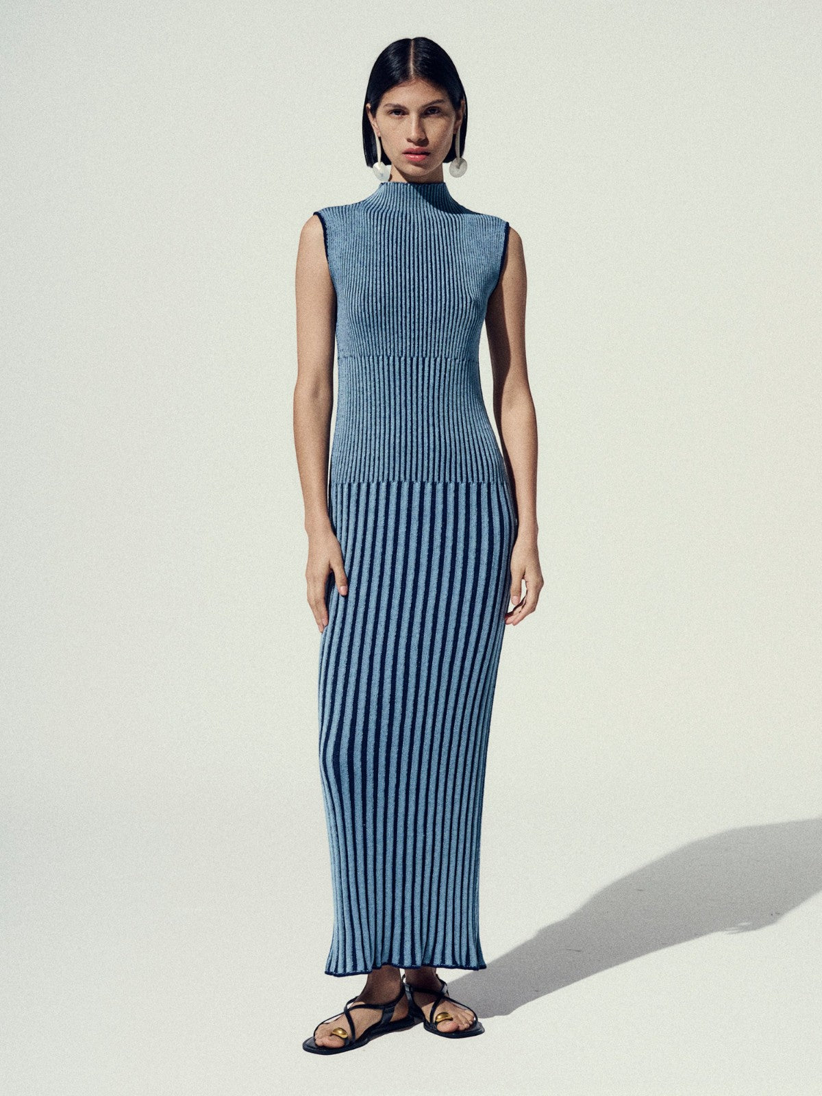 Golfo Maxi Dress | Navy/Light Blue Golfo Maxi Dress | Navy/Light Blue - Fashionkind