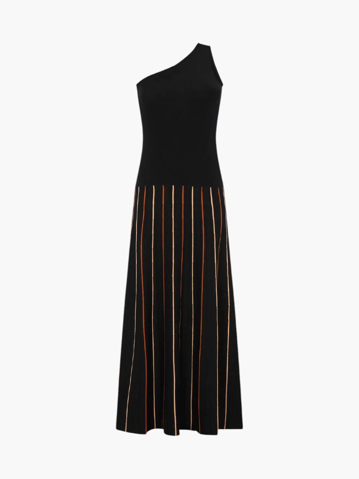 Manglar One Shoulder Maxi Dress | Black Manglar One Shoulder Maxi Dress | Black - Fashionkind