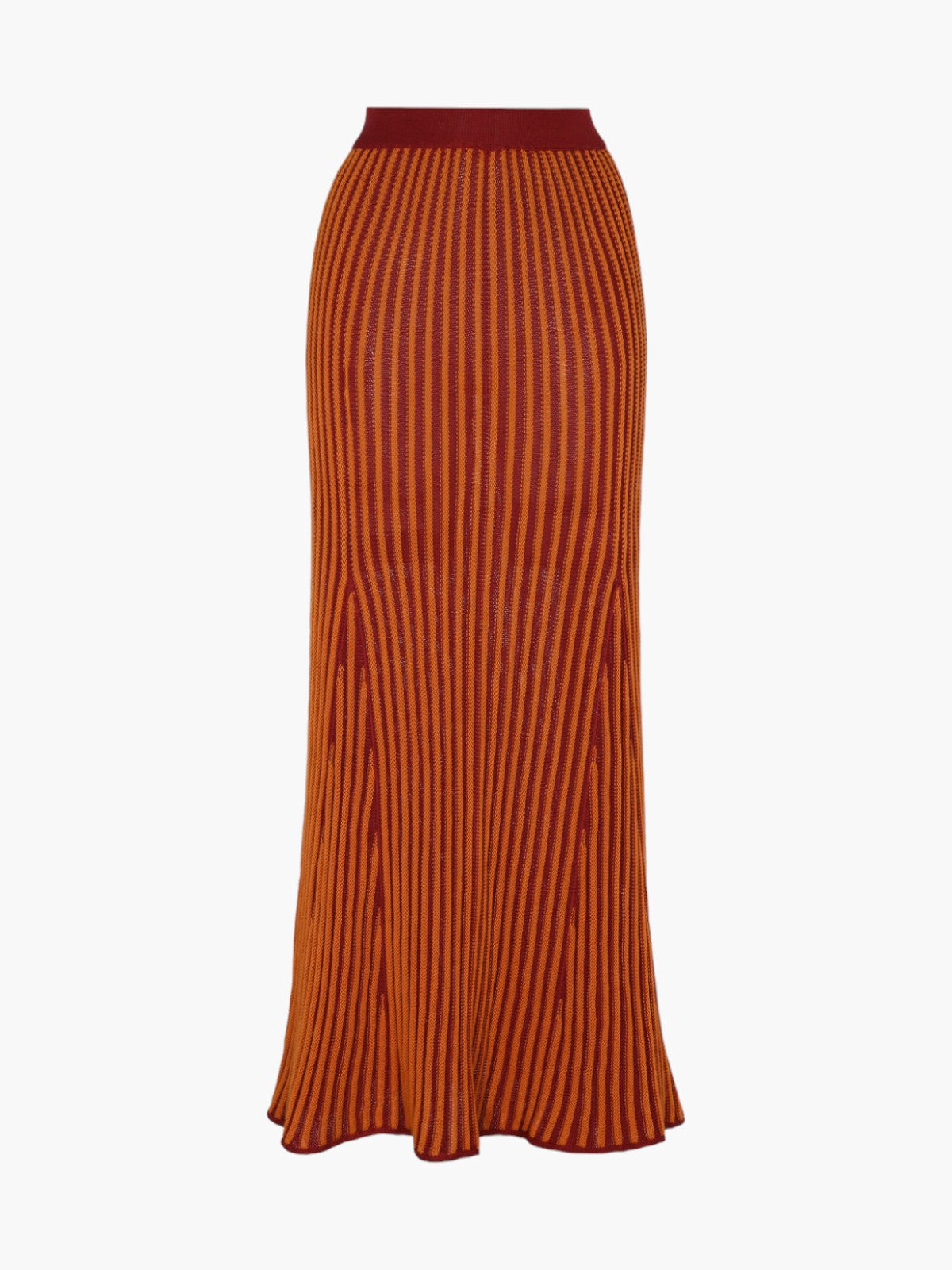 Marina Maxi Skirt | Burgundy / Orange Marina Maxi Skirt | Burgundy / Orange - Fashionkind