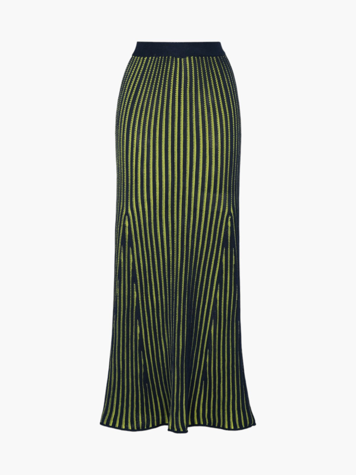Marina Maxi Skirt | Navy / Lime Green Marina Maxi Skirt | Navy / Lime Green - Fashionkind