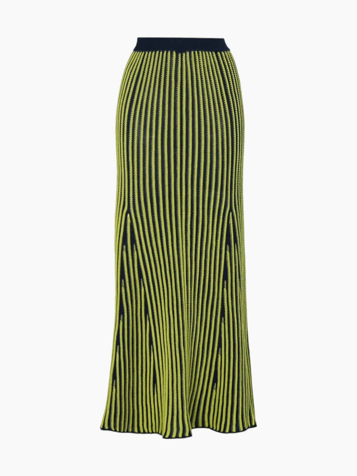 Marina Maxi Skirt | Navy / Lime Green Marina Maxi Skirt | Navy / Lime Green - Fashionkind