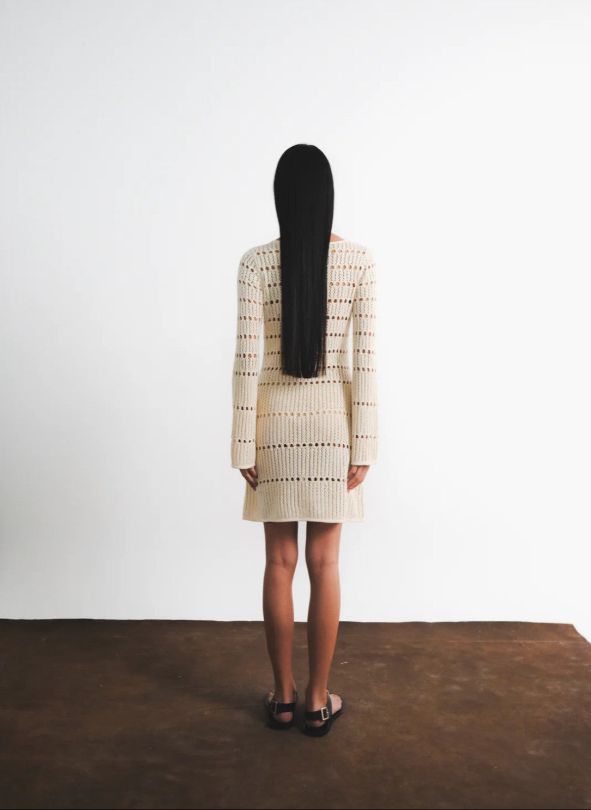 Mishi Knitted Mini Dress | Ivory Mishi Knitted Mini Dress | Ivory