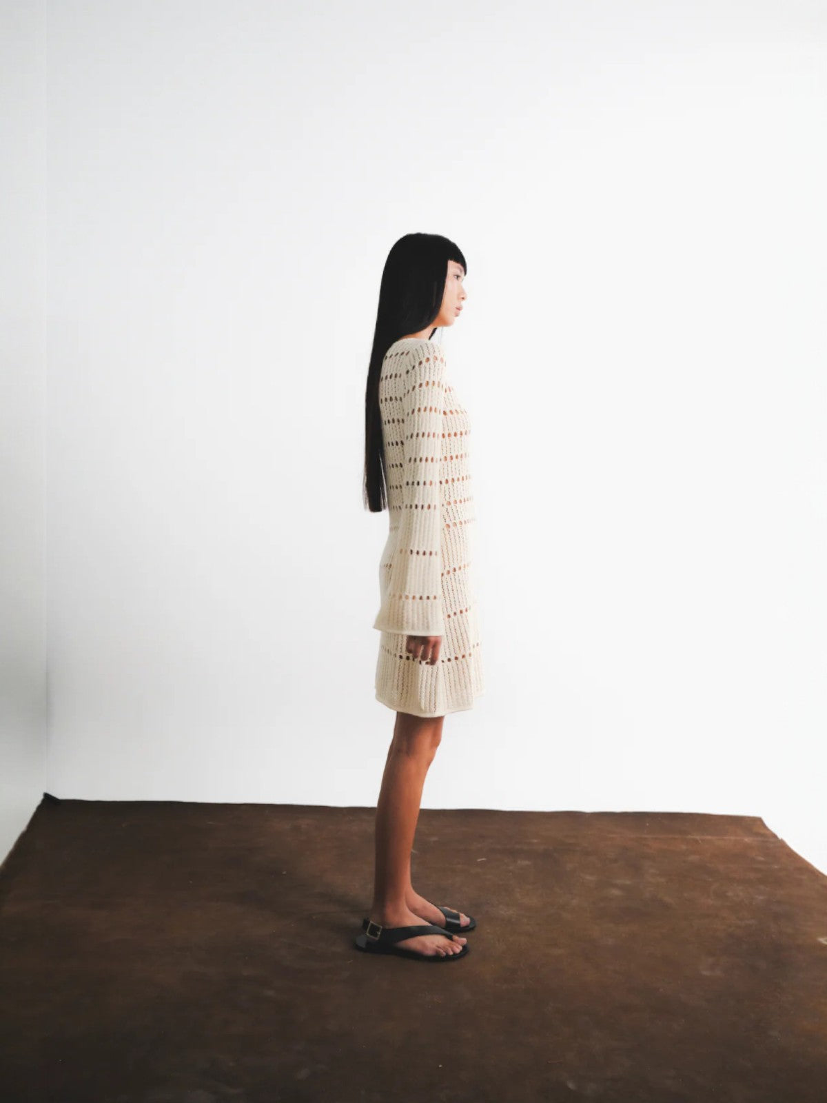 Mishi Knitted Mini Dress | Ivory Mishi Knitted Mini Dress | Ivory