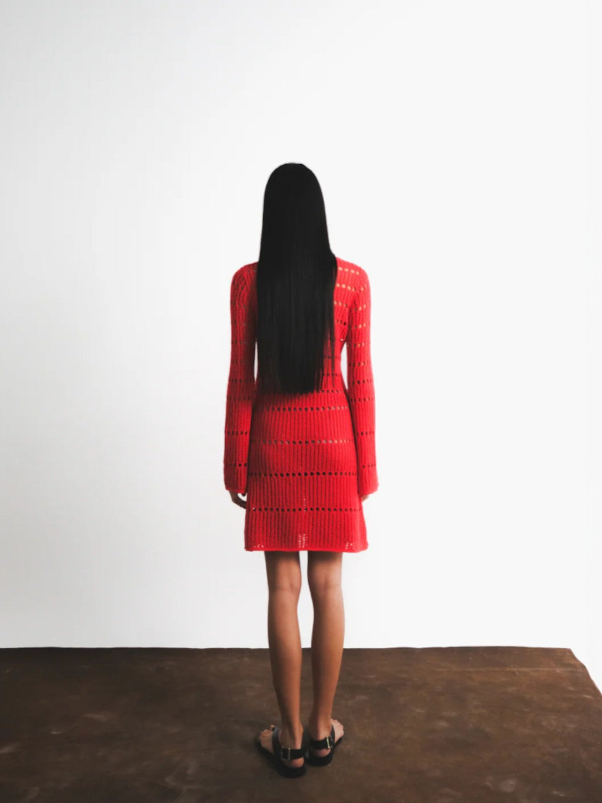 Mishi Knitted Dress | Red Mishi Knitted Dress | Red