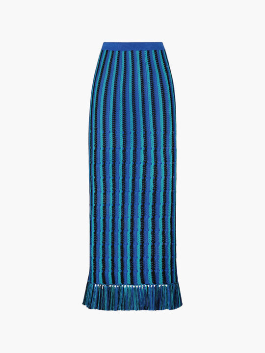 Misti Ankle Skirt | Blue