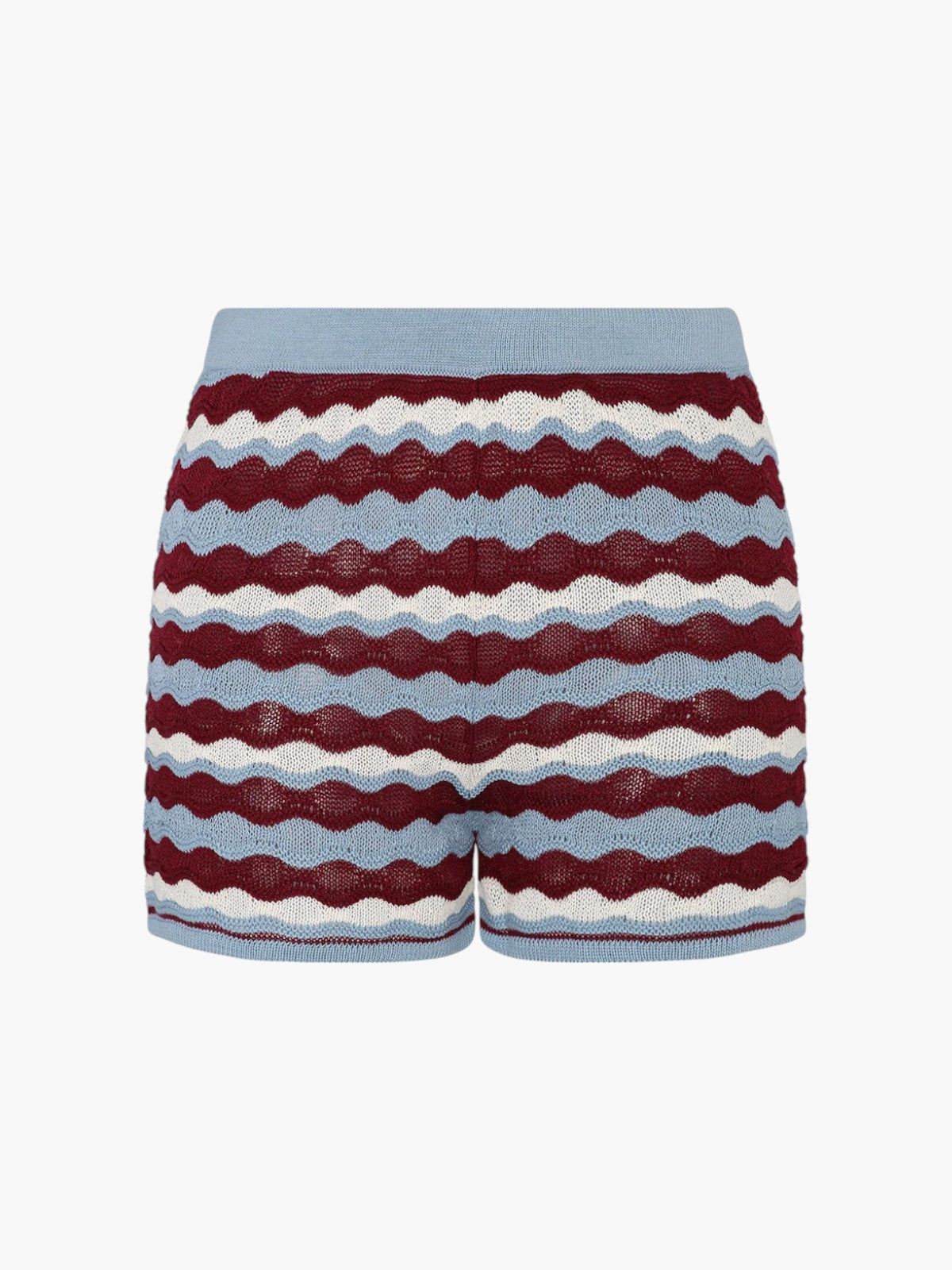Mullu Knit Shorts | Red Wine/Blues Mullu Knit Shorts | Red Wine/Blues