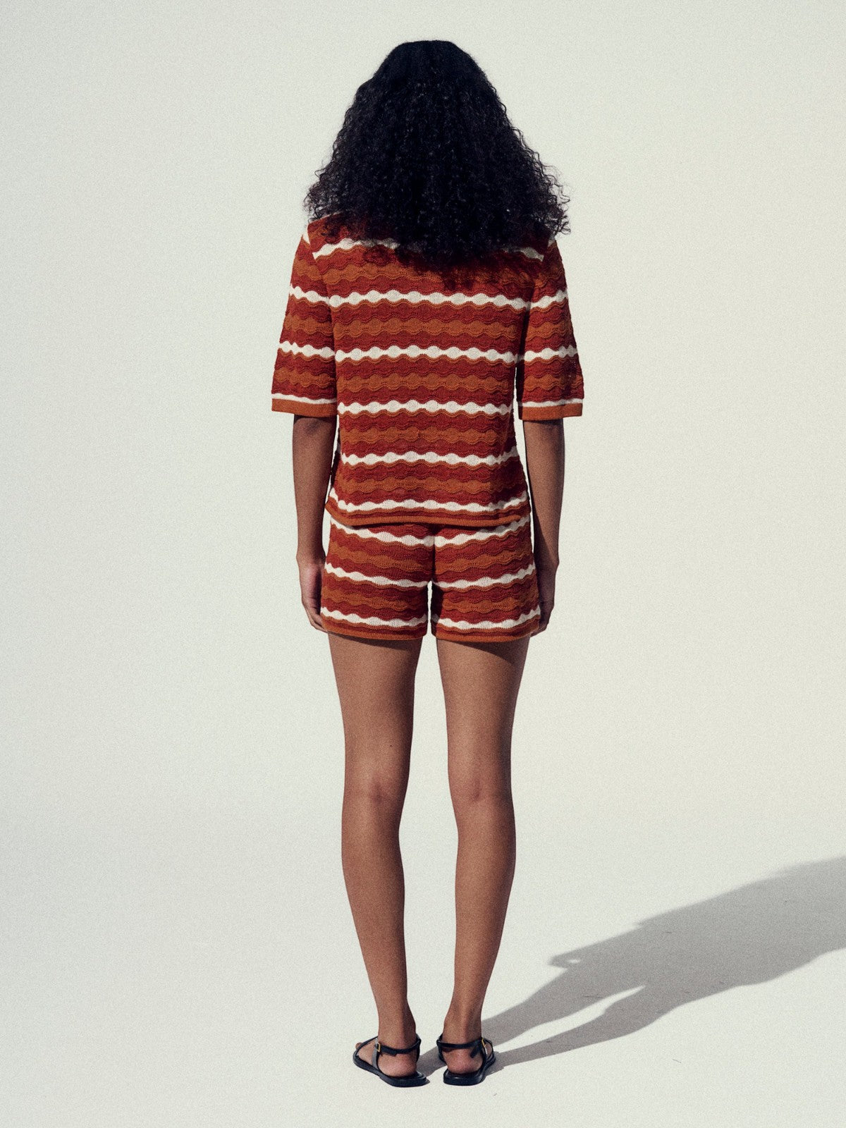 Mullu Knit Shirt | Tobacco/Ivory Mullu Knit Shirt | Tobacco/Ivory - Fashionkind