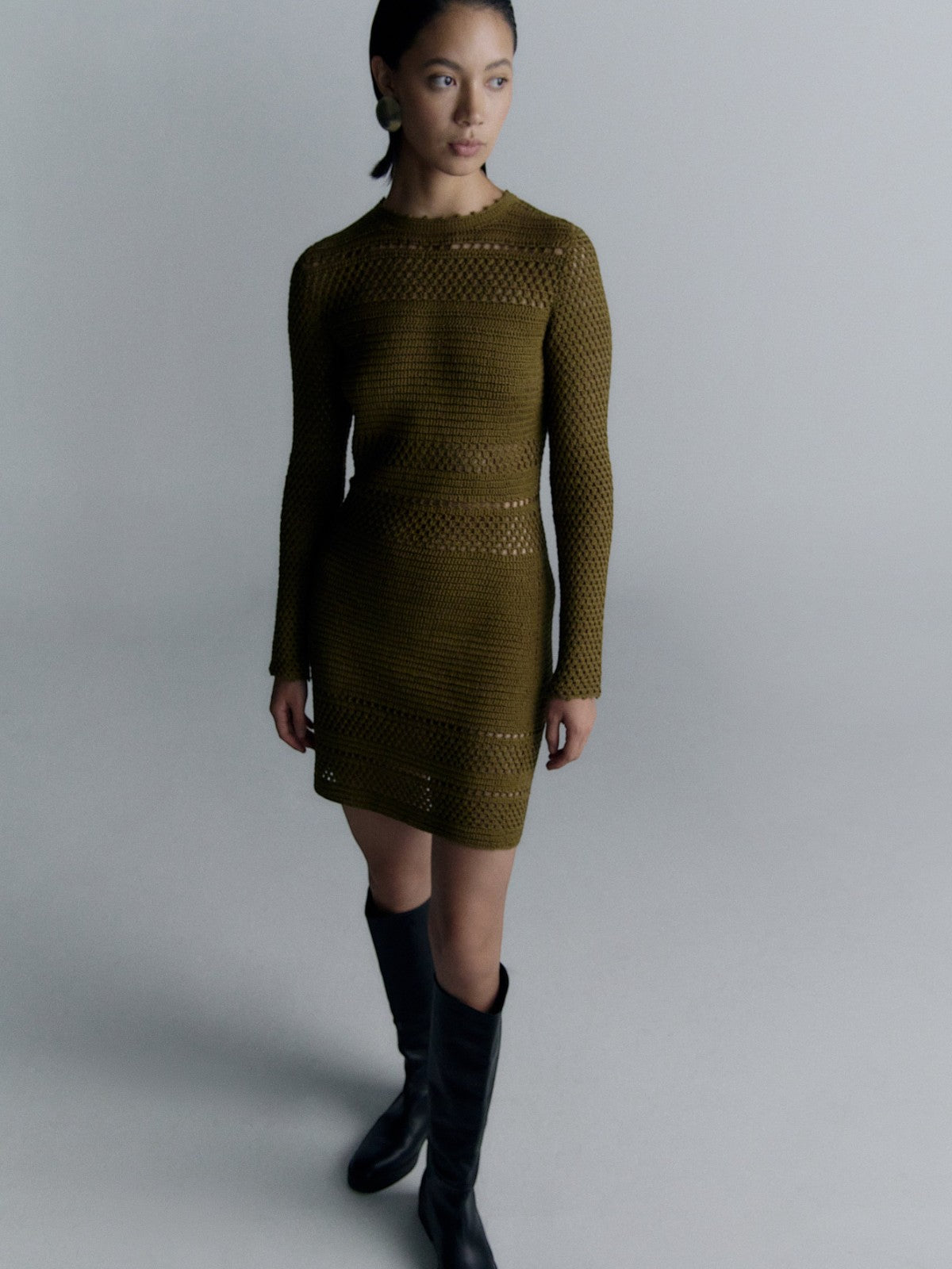 Nauta Mini Dress | Olive Nauta Mini Dress | Olive - Fashionkind