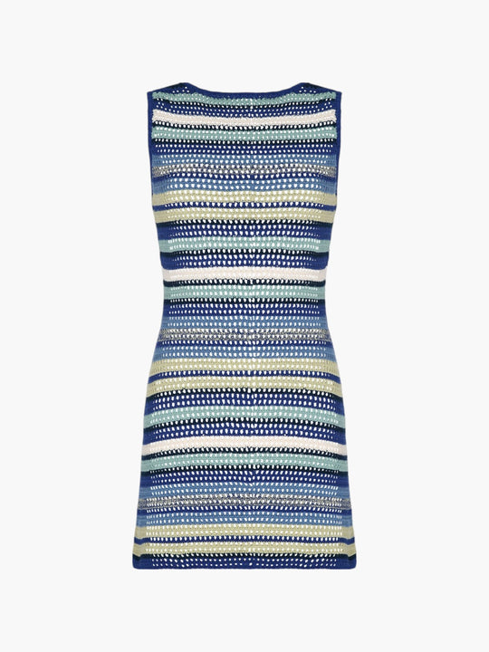 Nevado Mini Dress | Blue/Pistaccio