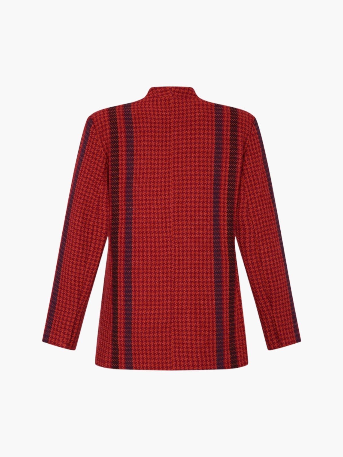 Qaytu Blazer | Orange/Burgundy Qaytu Blazer | Orange/Burgundy - Fashionkind