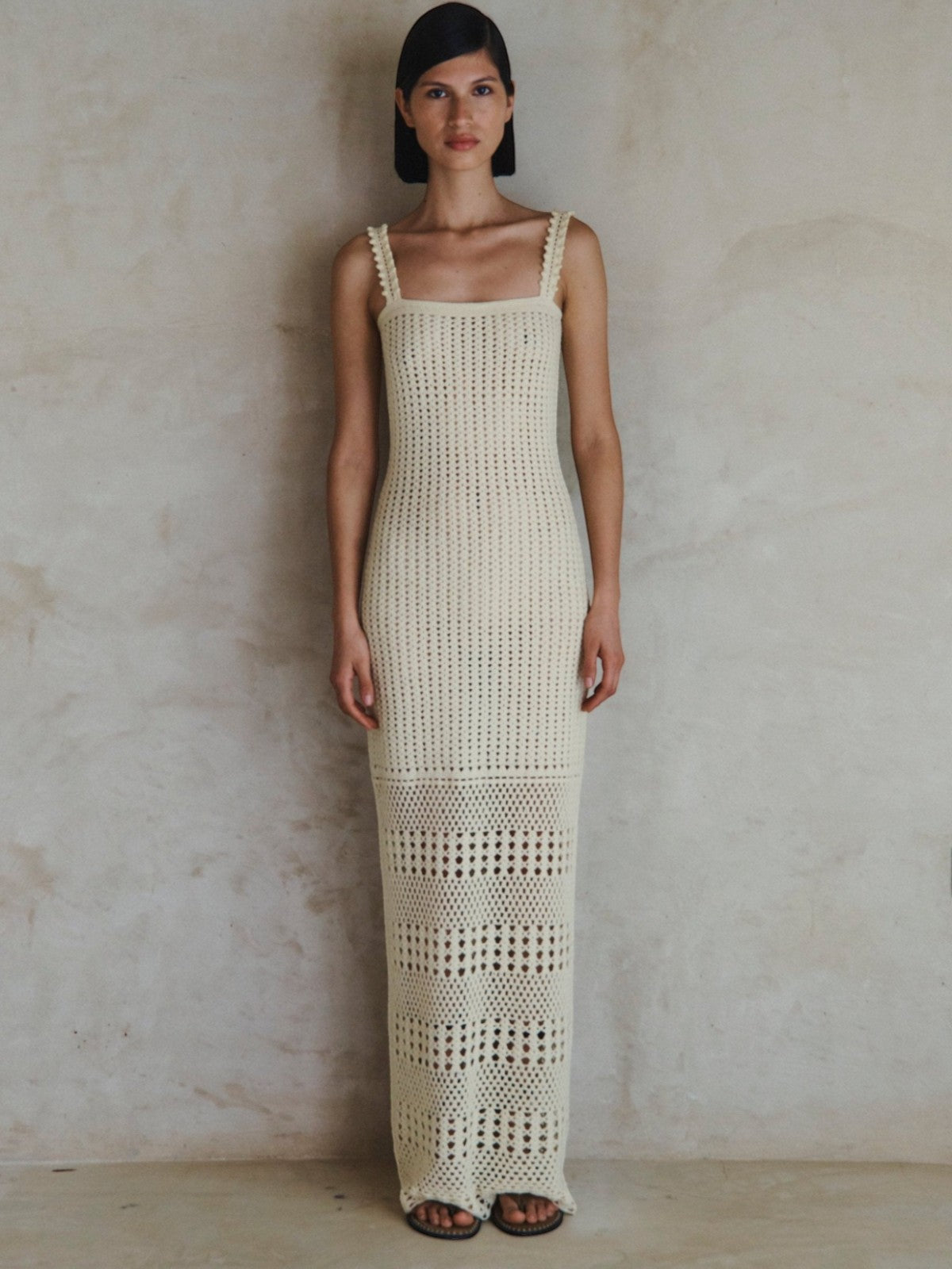 Reflejo Sleeveless Dress | Ivory Reflejo Sleeveless Dress | Ivory - Fashionkind