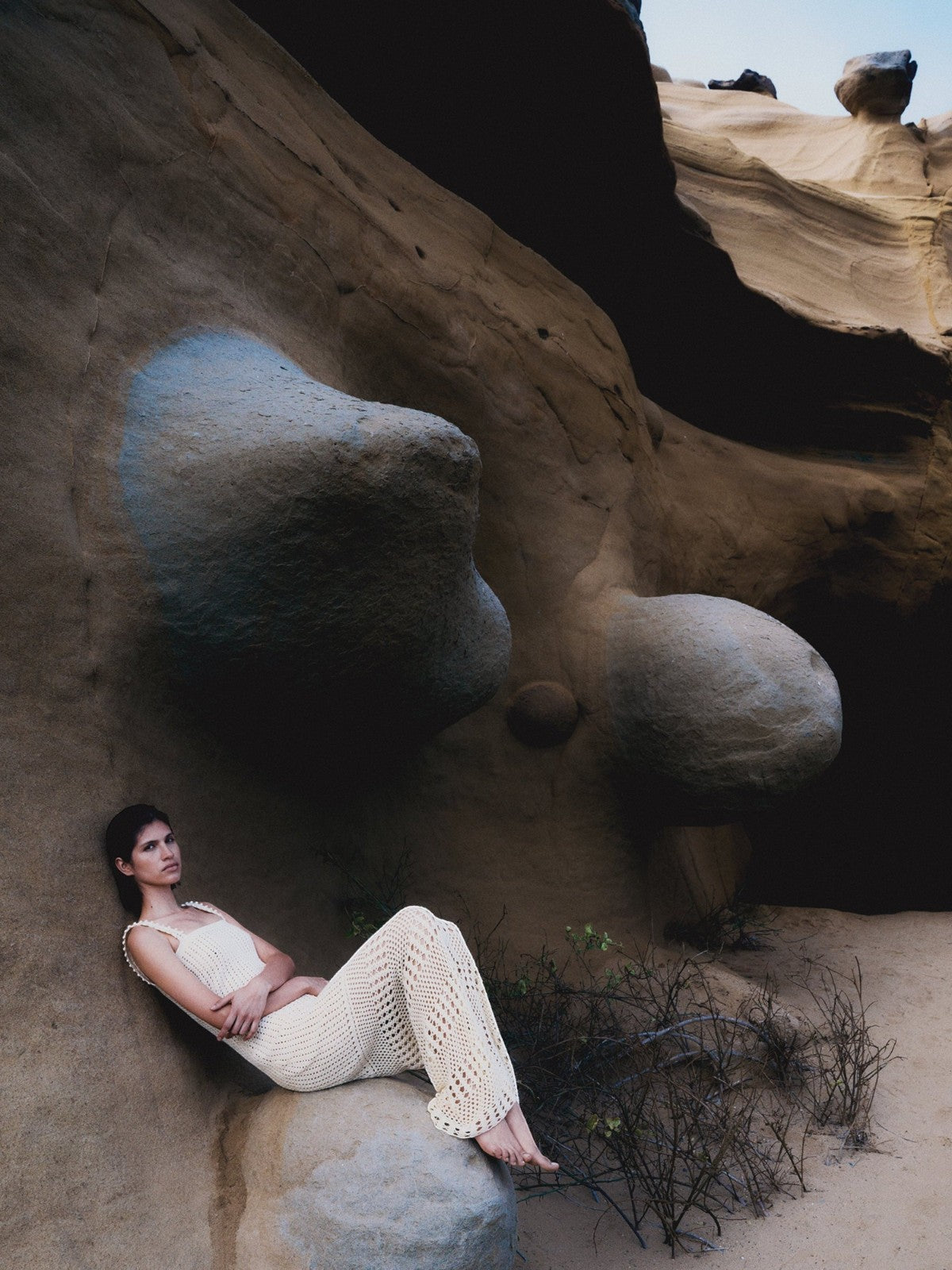 Reflejo Sleeveless Dress | Ivory Reflejo Sleeveless Dress | Ivory - Fashionkind