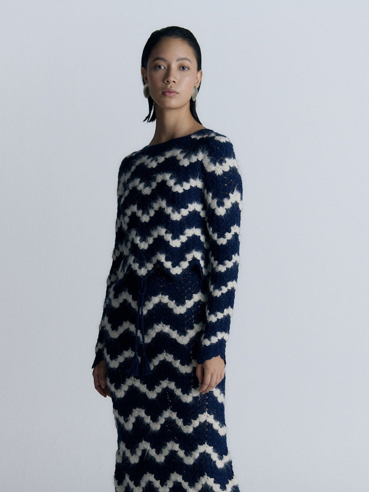 Safi Top | Blue/Ivory Safi Top | Blue/Ivory