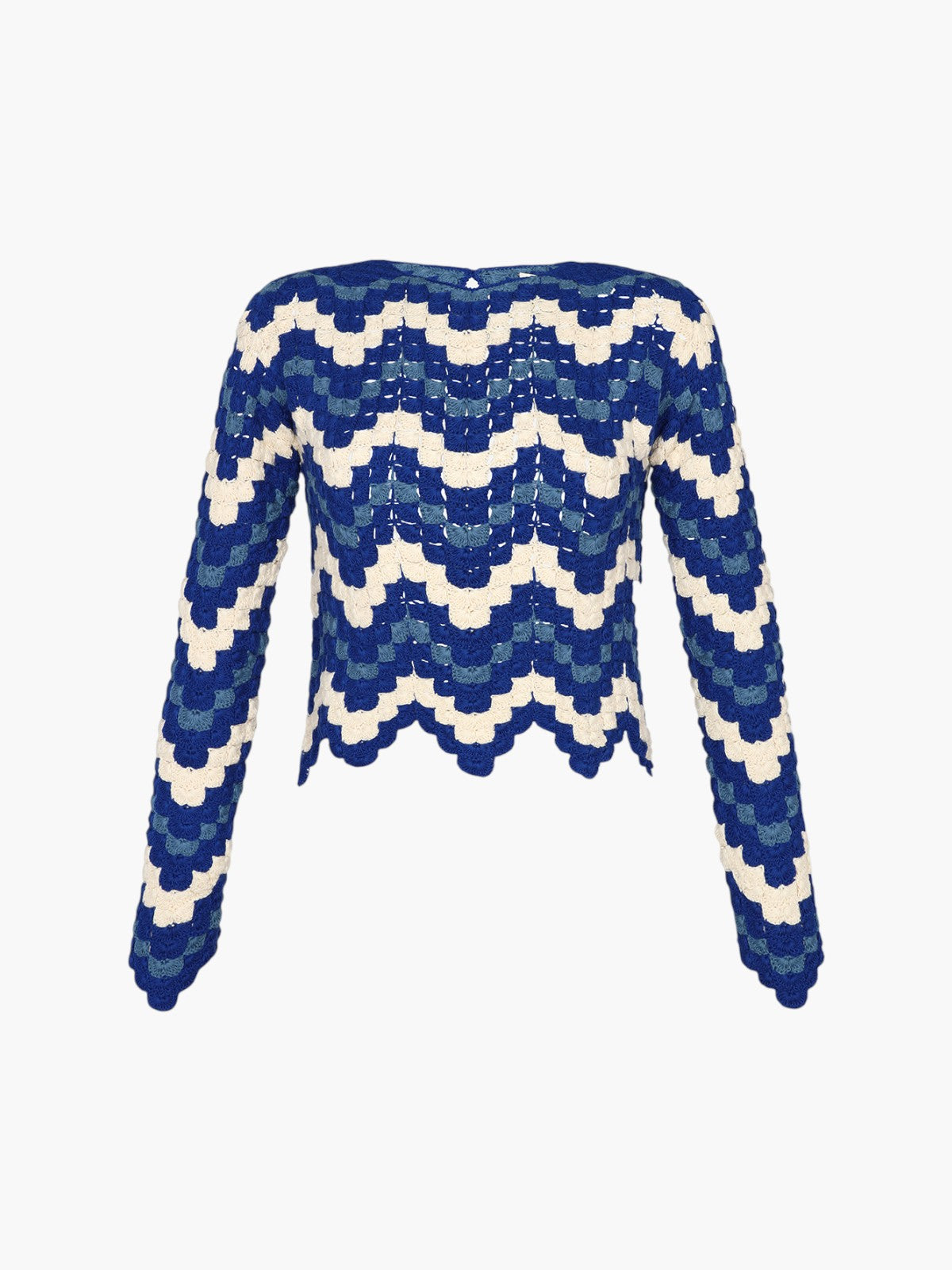 Safi Top | Electric Blue/Sky Blue/Ivory