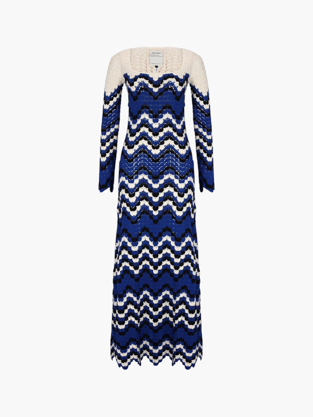 Sumac Maxi Dress | Ivory/Blues