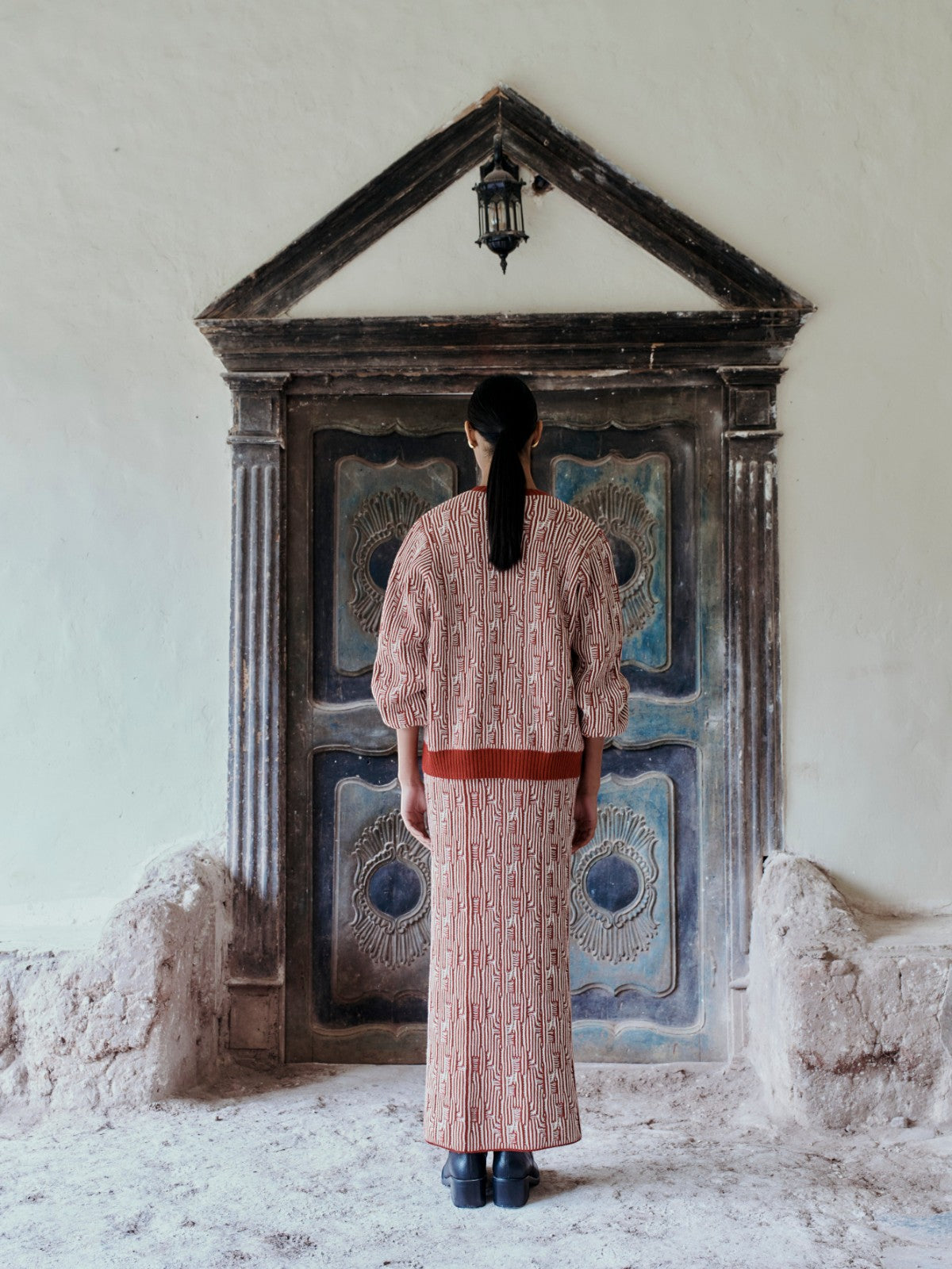 Tayta Sleeveless Top | Burgundy/Ivory Tayta Sleeveless Top | Burgundy/Ivory