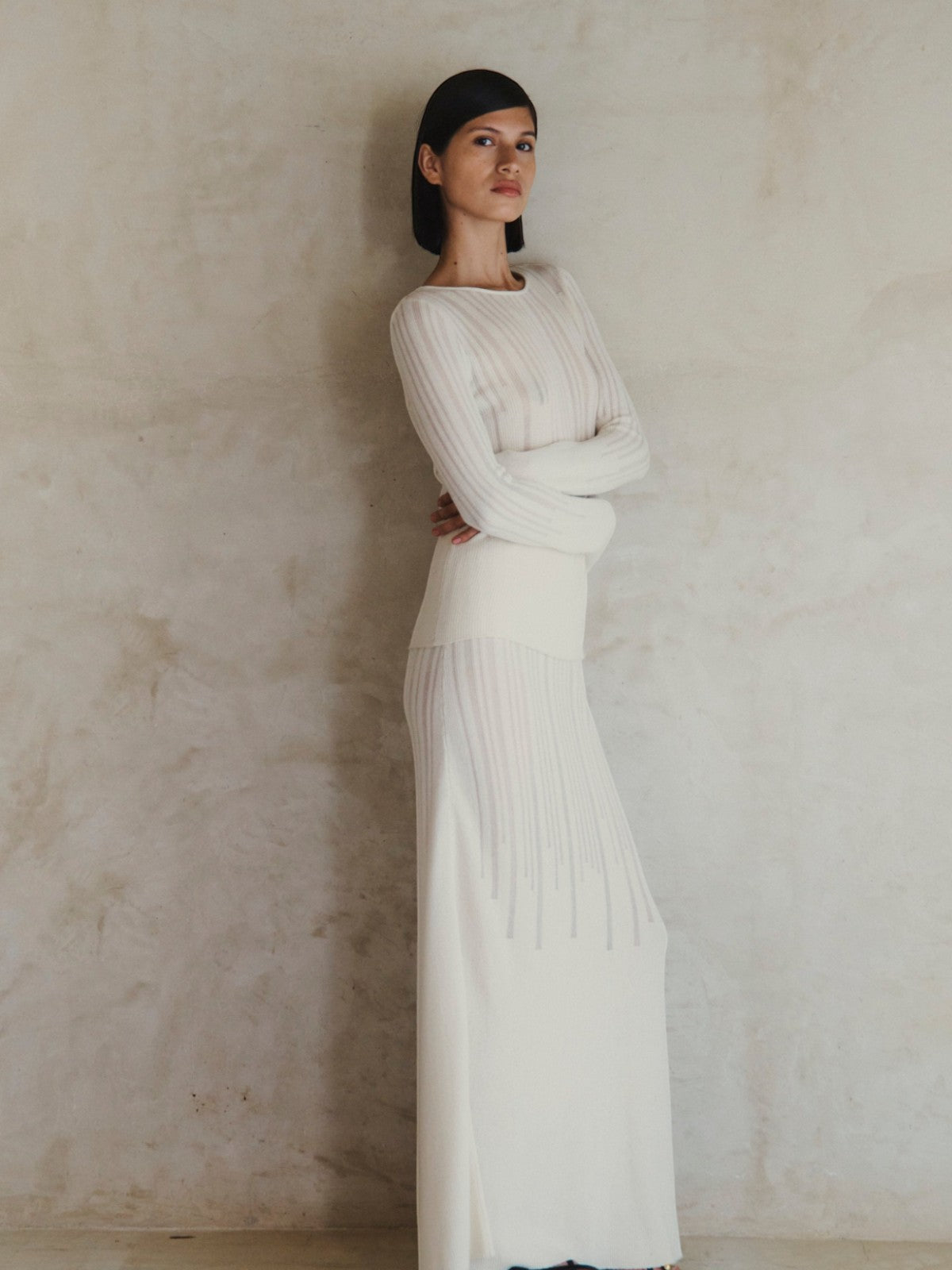 Tumbes Midi Skirt | Ivory Tumbes Midi Skirt | Ivory - Fashionkind
