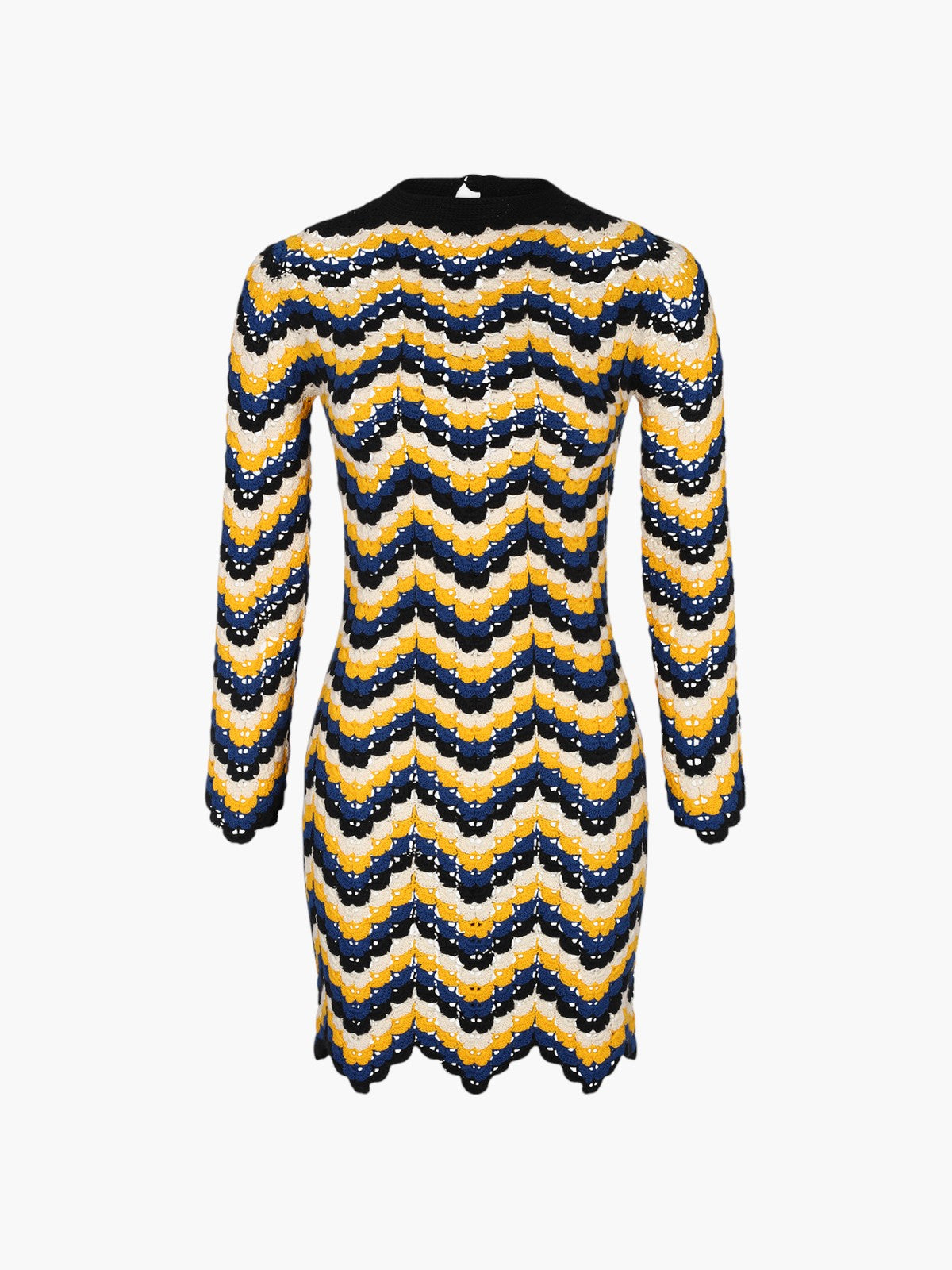 Victoria Mini Dress | Blue/Yellow