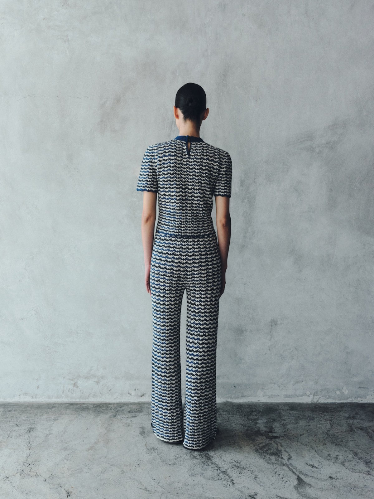 Wayra Crochet Pants | Blues/Ivory Wayra Crochet Pants | Blues/Ivory