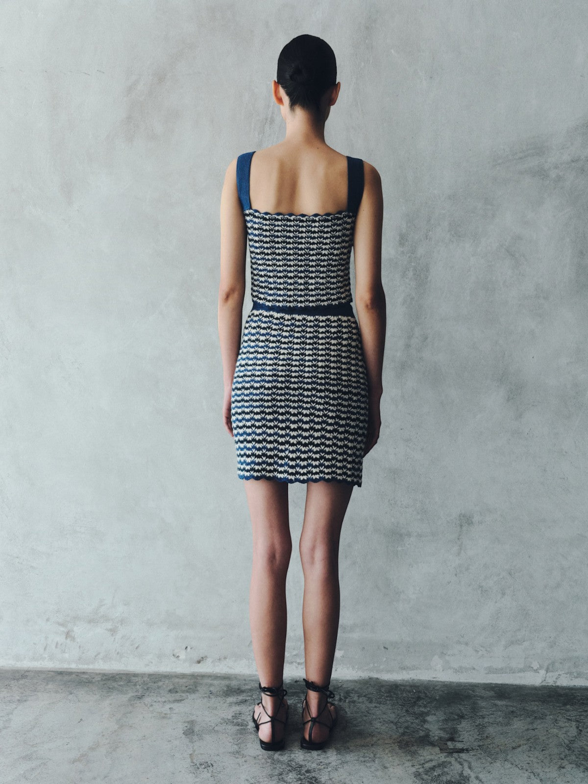 Wayra Mini Skirt | Blues/Ivory Wayra Mini Skirt | Blues/Ivory