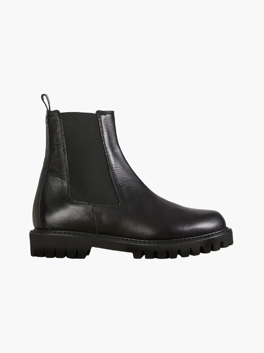 The Leather Lug Sole | Black